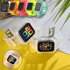 38/42/40/44mm iWatch Sport Band Strap Protective Cover for Apple Watch 6 5 4 3 2