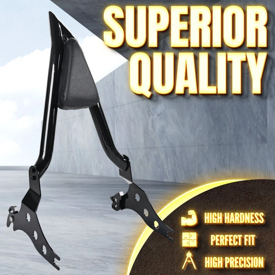 Detachable Sissy Bar Passenger Backrest w/ Pad Fit For Harley FatBoy Breakout DP - Изображение 4 из 4