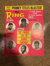 The Ring - Boxing  Ali, Ken Norton, Joe Frazier, George  Forman, October 1973