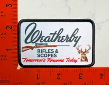 Weatherby Patch – Retro Vintage Style Embroidered Iron-On Ram Logo for Hat, Cap,