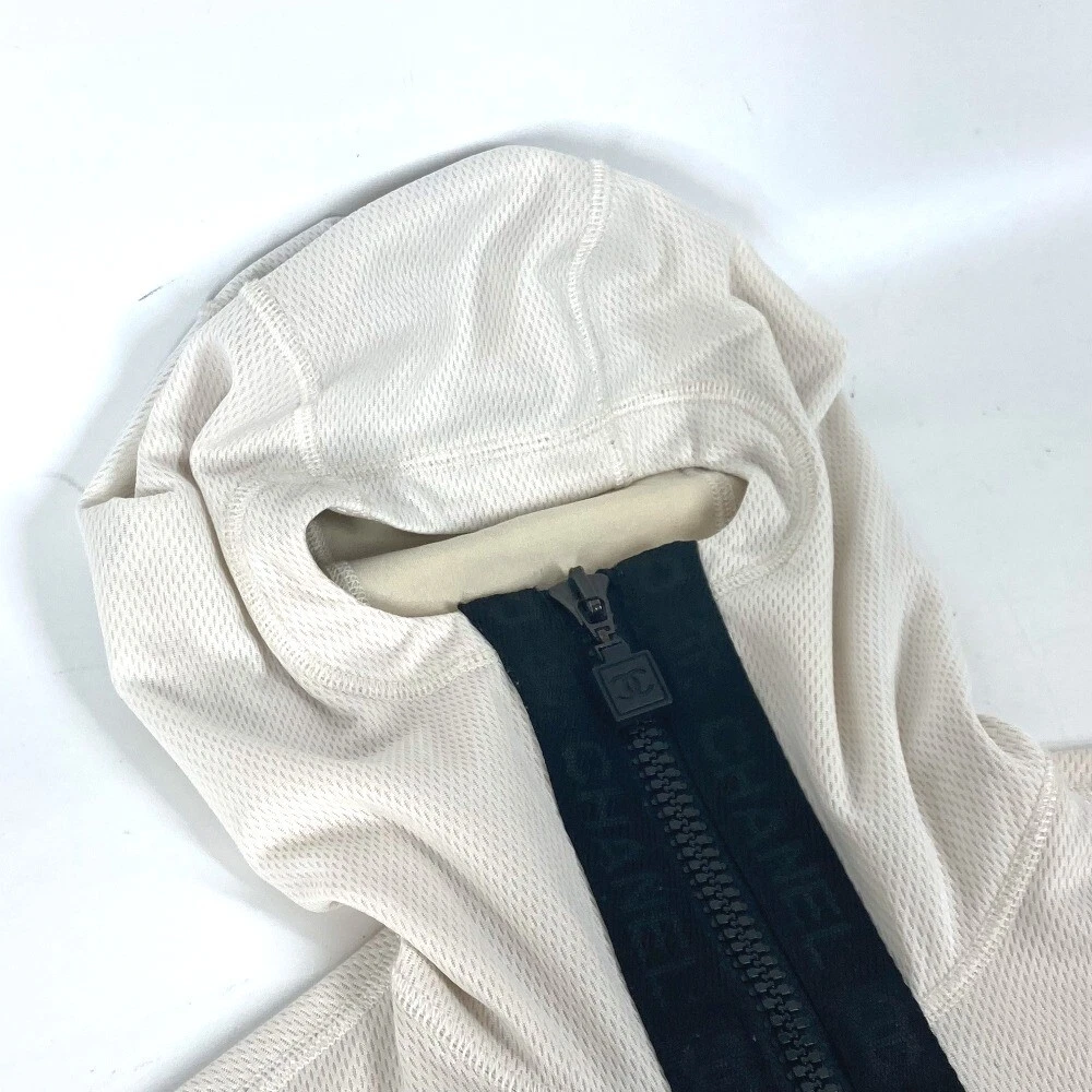 Parka CHANEL P23616 04P Sports CC Mark Abbigliamento Top Capispalla Manica Lunga con Cappuccio