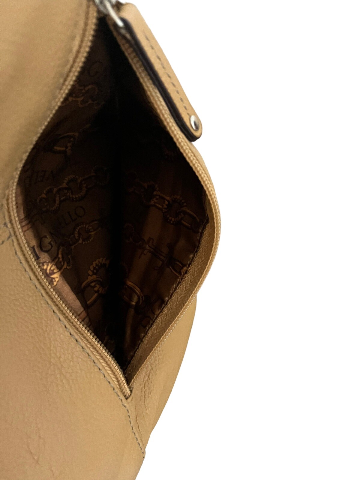 Tignanello Beige Multipocket Soft Pebbled Leather… - image 7