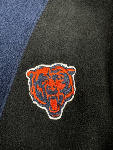 Chicago Bears NFL Team Apparel Fleece Full Zip Jacket Youth 18-20 New - Picture 2 of 16