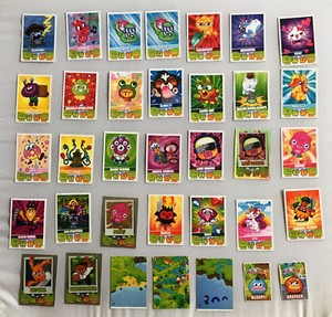 MOSHI MONSTERS CARDS BY TOPPS MASH UP TRADING CARDS SERIES 1 &amp; 2 BULK ...