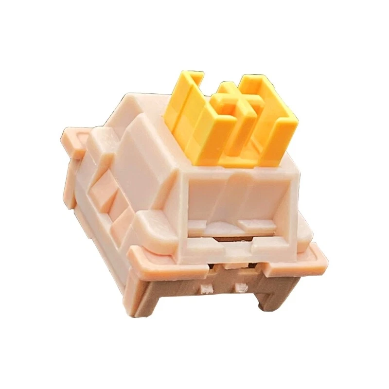 Mechanical Keyboard with Linear Peach Panda Ocean Crystal Lemon Silver Switches