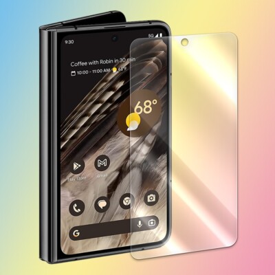 Clear Outer Tempered Glass Screen Protector Flim f Google Pixel Fold 5G T-Mobile