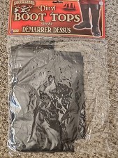 Buccaneer Vinyl Boot Tops Pirate Adult One Size Halloween Dress Up