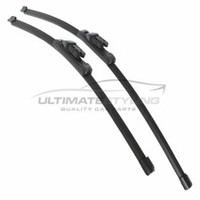 Front Windscreen Wiper Blades Pair Set Porsche Panamera 970 4/2013-> Exact Fit