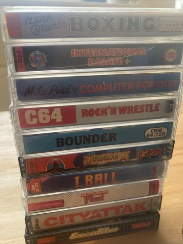 10 X Commodore games / Tape Joblot
