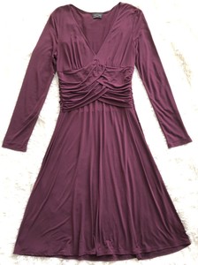 polyester spandex midi dress