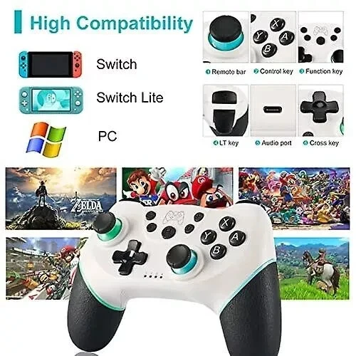 Pro Wireless Game Controller Gamepad Joystick Remote For Nintendo Switch / Lite - Image 2 of 4