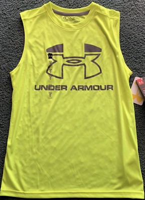 yellow under armour top