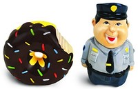 Bigmouth Inc Bad Cop No Donut Salt And Pepper Shaker Set, Blue, New, Free Shippi on sale Bigmouth Inc Bad Cop No Donut Salt And Pepper Shaker Set, Blue, New, Free Shippi on sale