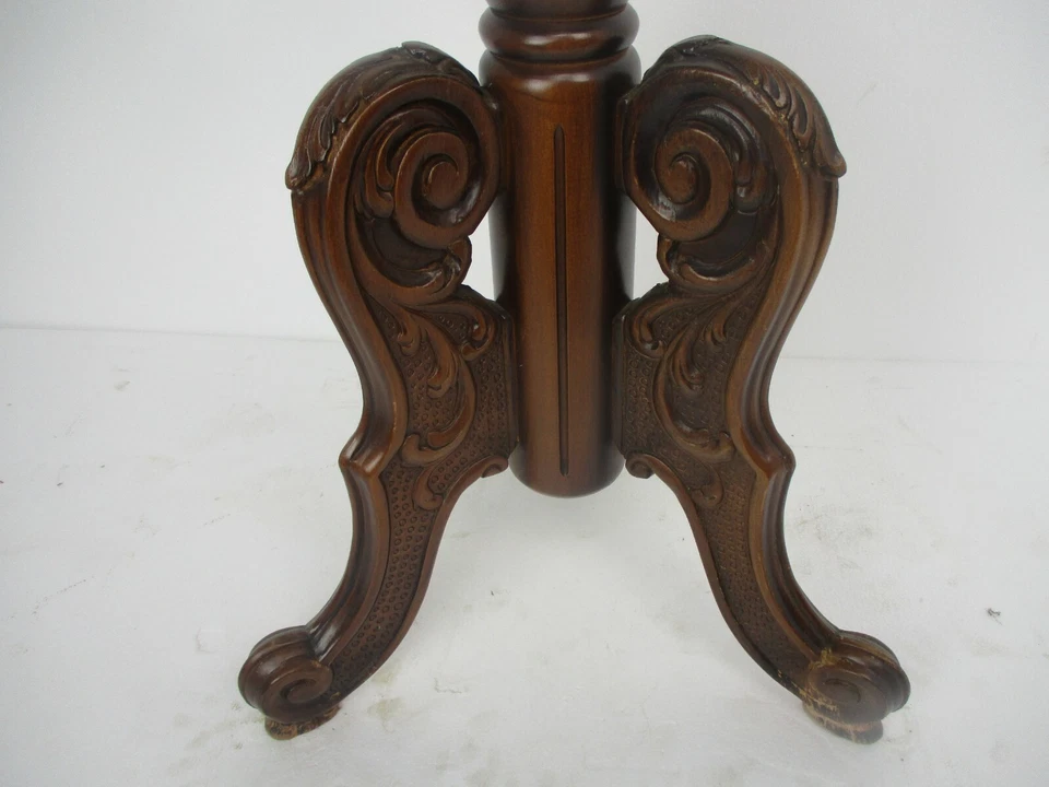 Standing Hall Tree Coat Hallway Rack Brass Wood Eyecatcher Hollywood regency WOW - Image 2 of 4