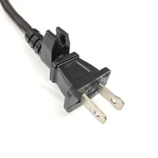 Replacement Power Cord 8' Foot With Cord Clip Pigtail End 18/2 Appliances Tools