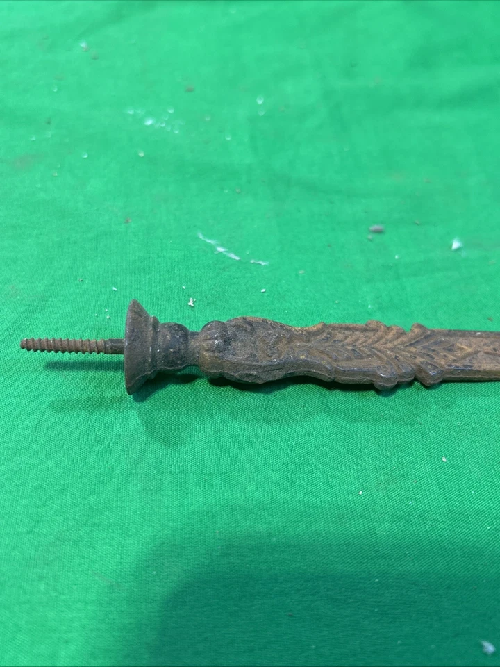 Soporte de gancho de pared de linterna jaula para pájaros planta Eastlake de hierro fundido ornamentado victoriano Foto 2 de 4