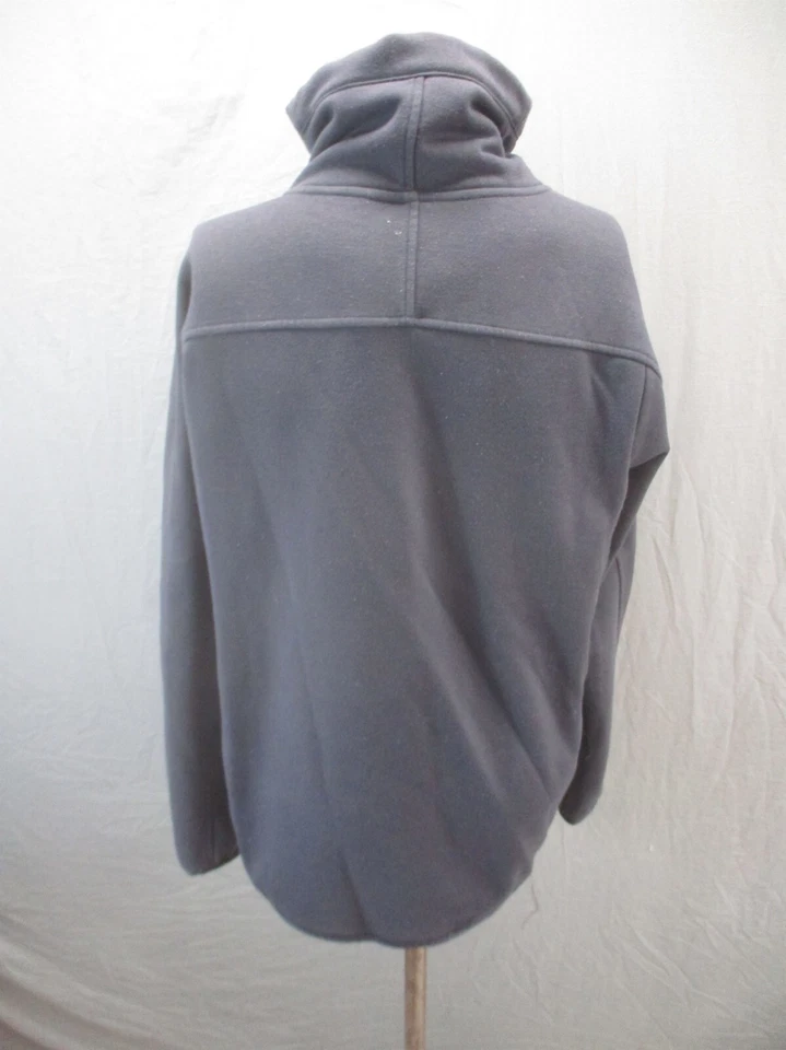 MOUNTAIN HARDWEAR Size M Womens Gray Cotton Blend Turtle Neck Sweatshirt 533 - Image 4 of 4