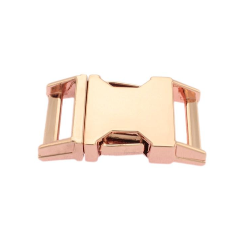 Steckschnalle 17,20,25,30mm Metall Rosé Gold - Picture 6 of 8