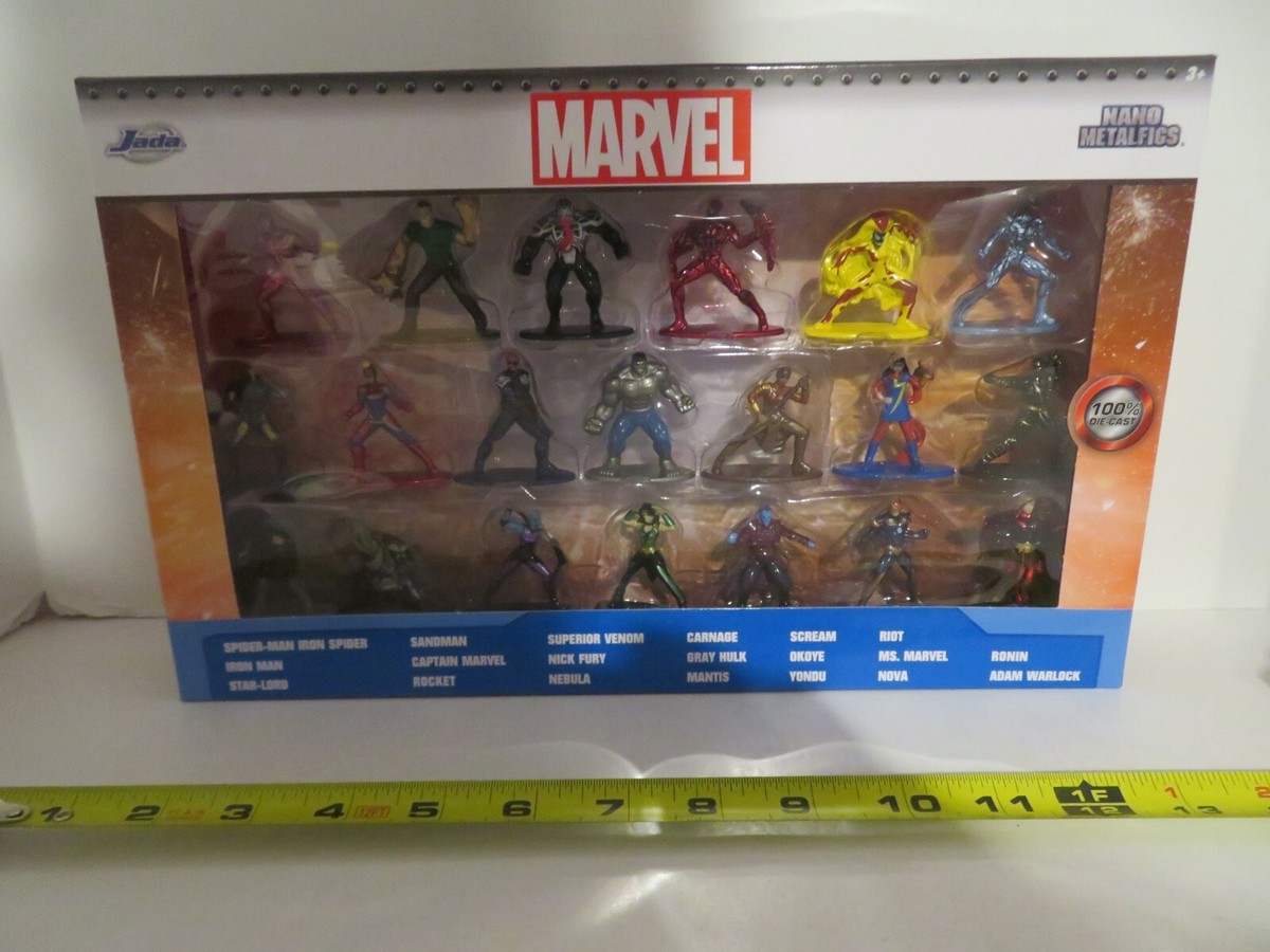 Jada Nano Metalfigs Marvel 20 Pack Figure Collector's Set 2020