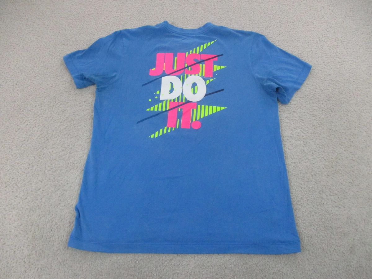 Blue pink nike shirt deals