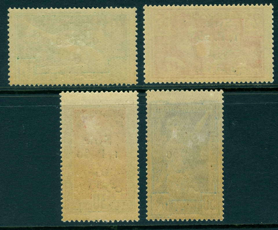 French Colonies 1924 Olympic games issue - complete set Sc# 166-169 mint MLH - Image 2 of 2