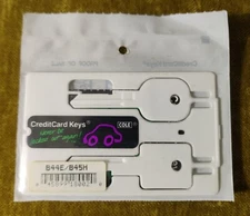 COLE 🗝️ Credit Card Keys B44E/B45H BUICK Uncut Car Key Blank *NEW Wallet Blanks