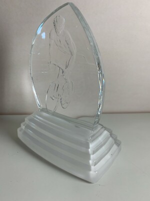 Trophée publicitaire en cristal Diaward - Cadoétik