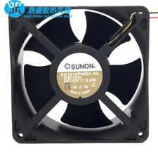 SUNON KD1212PMB3-6A DC12V 3.2W 3-wire high airflow silent cooling fan