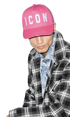 DSQUARED2 ICON LOGO UNISEX BASEBALLKAPPE HAT BASEBALL CAP EMBROIDERED KAPPE NEW 