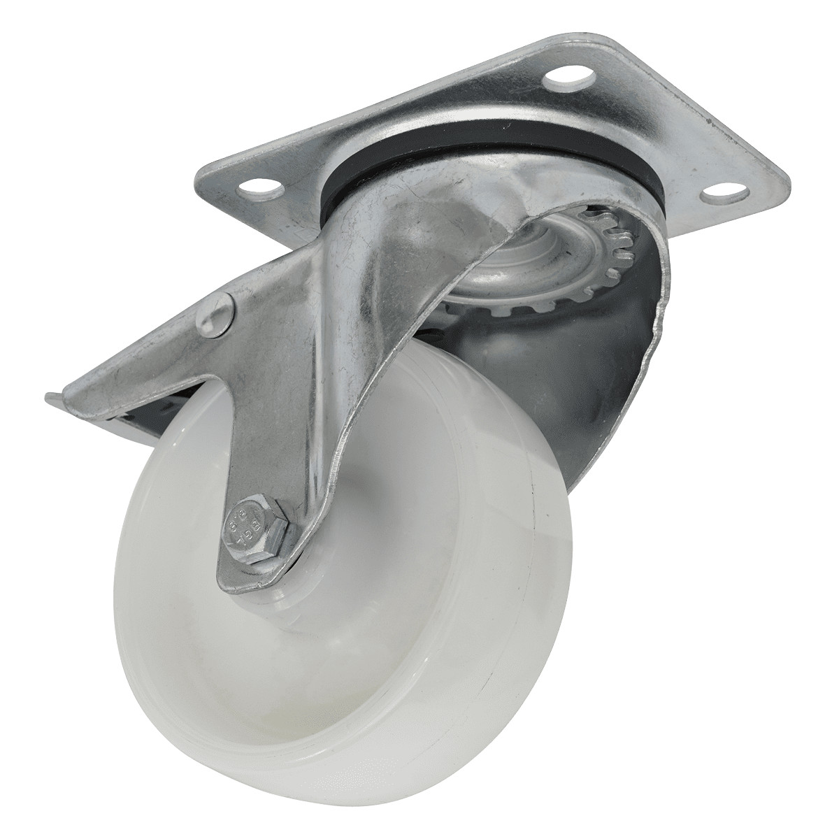 Sealey SCW4100SPL 100mm Castor Wheel with Swivel Plate & Total Lock