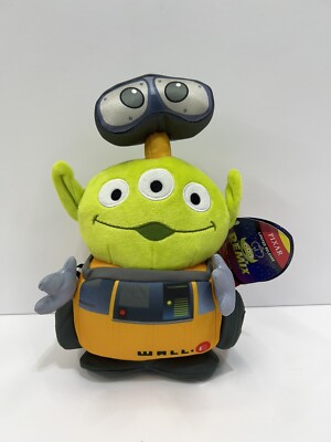 Wall-E Pixar Alien Remix Disney 9  Plush Brand New With Tags Free Shipping 
