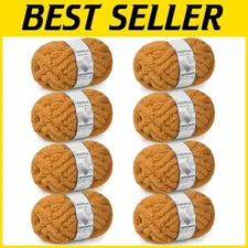 Super Bulky Knit Blanket Yarns - Mustard Yellow