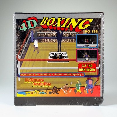 VTG SEALED Software Evolution #HG183 4D BOXING DOS 3.5'' Shareware FLOPPY DISK