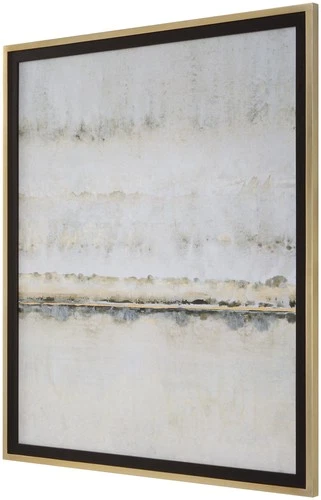 Uttermost 41469 Gilded Horizon 39" x 33" Framed Abstract Painting - MultiColor - Picture 1 of 5