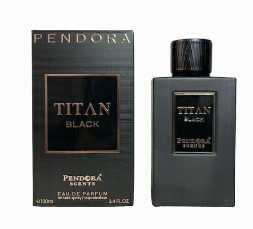 Titan Black per Uomo Profumo Pendora di Paris Corner EDP Eau de Parfum - 100 ML - Foto 4 di 6