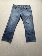 Levi's 540 Mens Jeans 36x28 Light Wash Blue Relaxed Fit Zipper Fly Denim