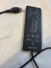 Black Relaxzen Massage Chair Electric Remote Control Model 60-2970