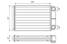 Wärmetauscher Innenraumheizung VALEO 811516 für OPEL ASTRA ZAFIRA CASCADA GTC Mk