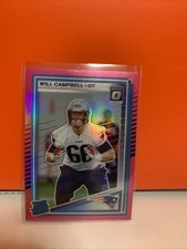 2025 Panini Donruss Optic - Rated Rookie Will Campbell #345 Optic Pink Prizm