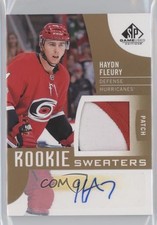 2017 SP Game Used Inked Rookie Sweaters 22/49 Haydn Fleury #RS-HF Patch Auto 2d8