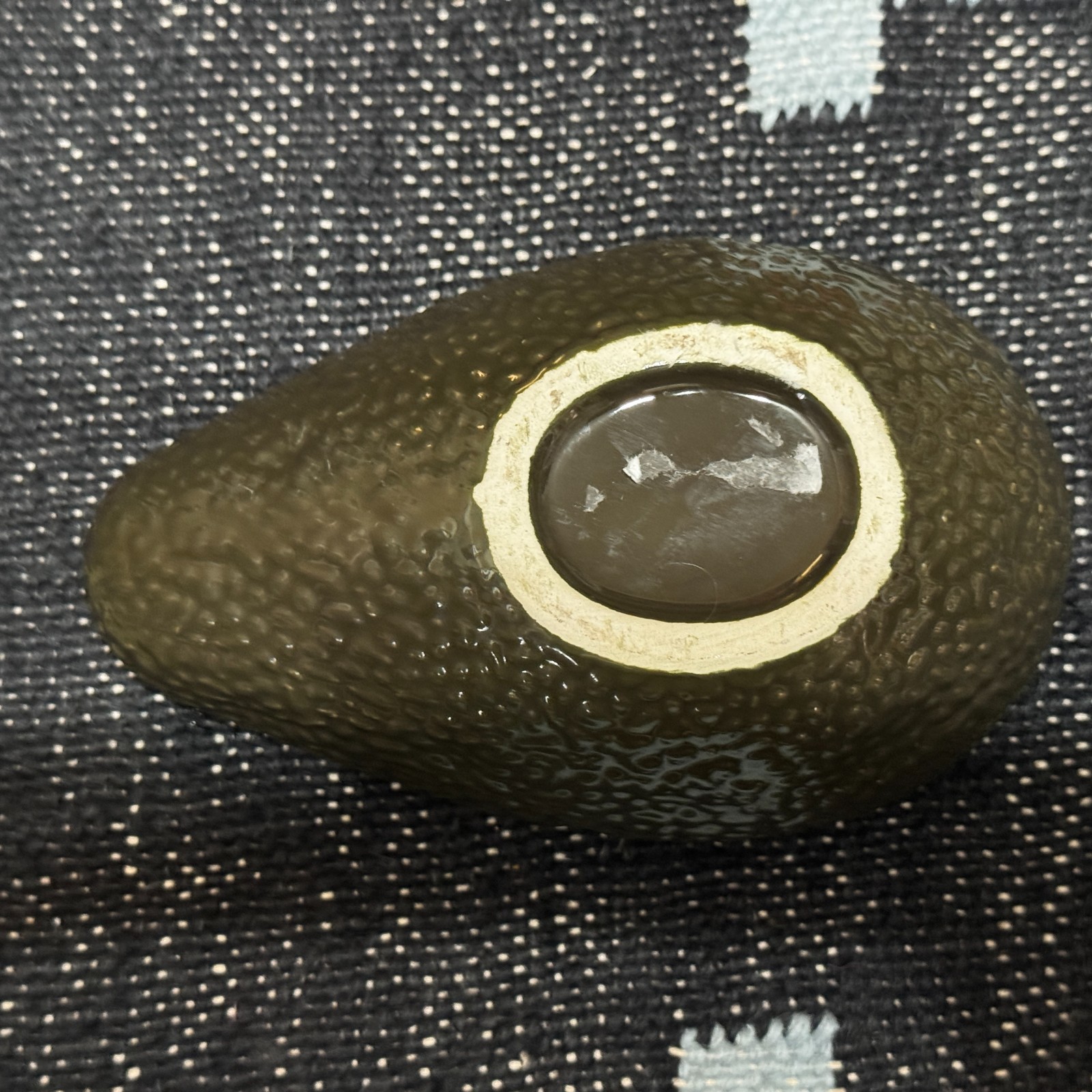 Avocado Shaped Lidded Ceramic Dish with Serving Spoon | eBay