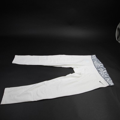 Nike Pro Compression Pants Men's White Used