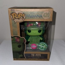 FUNKO Pop Disney Moana TE FITI Earthday 2022 Walmart Exclusive Flocked NEW #420