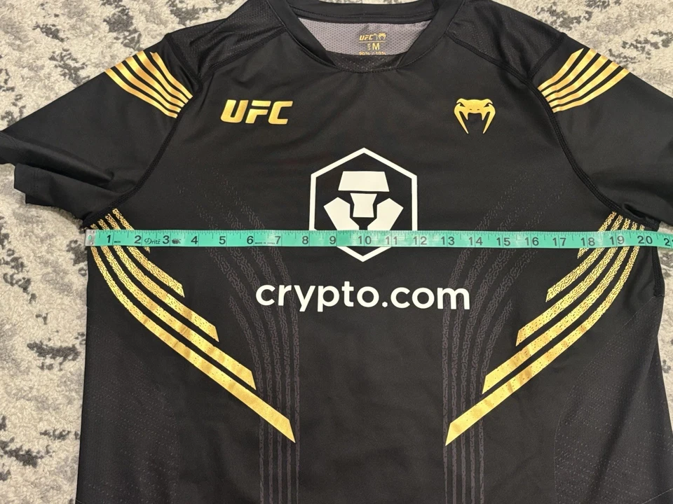 UFC Venom Men’s Black/Gold Juliana Pena Champion Walk Out Jersey Medium - Image 4 of 4