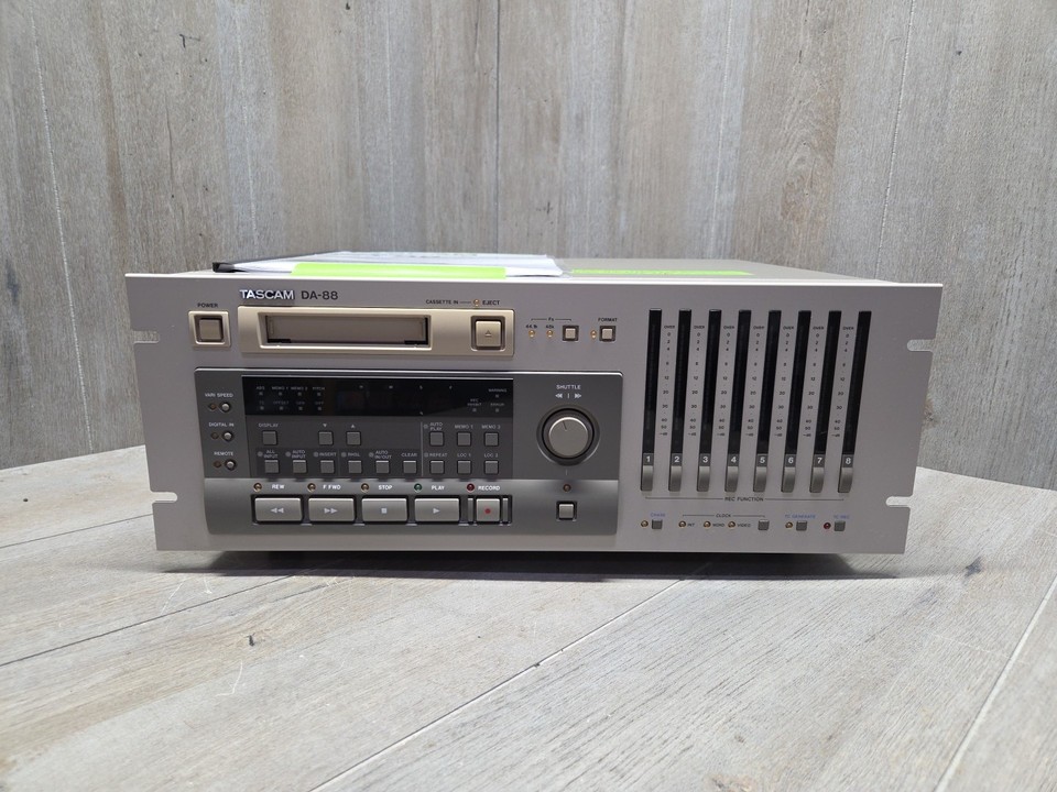 I have a tascam da 88 and I am getting a system error 8 on the