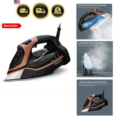 #ad #ad Iron Steam Force Pro Steam Iron for Clothes 1850 Watts 5 Presets Smart Scre... $245.84