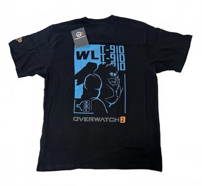 Overwatch 2 Black Shirt Mens 2XL Tee Difuzed Blizzard NWT Graphic