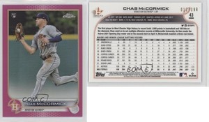 2022 Topps Chrome Magenta Refractor /399 Chas McCormick #43 Rookie RC