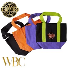 Trader Joes Mini Tote Bags - Halloween Set Of 4 - Fast Shipping