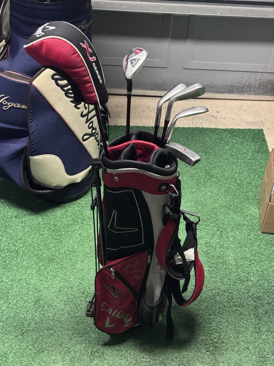 Callaway XJ Series 6 Piece Junior Red Golf Set w/ Bag Right Hand